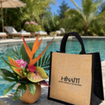 Cabas Hinaiti noir et jute by Hinaiti